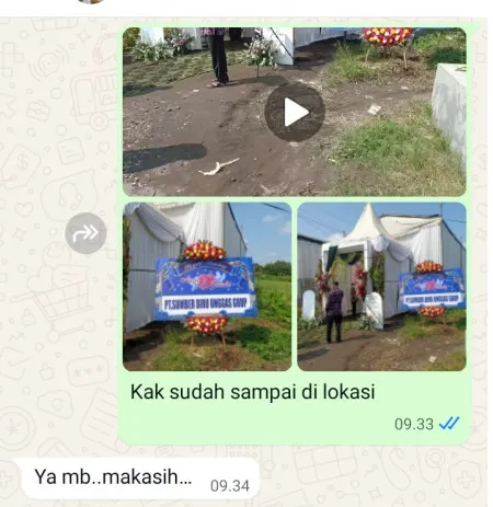 Pengiriman Karangan Bunga Wonosuko Kemiri