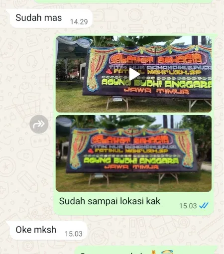 Pengiriman Papan Bunga Wonosuko Kemiri