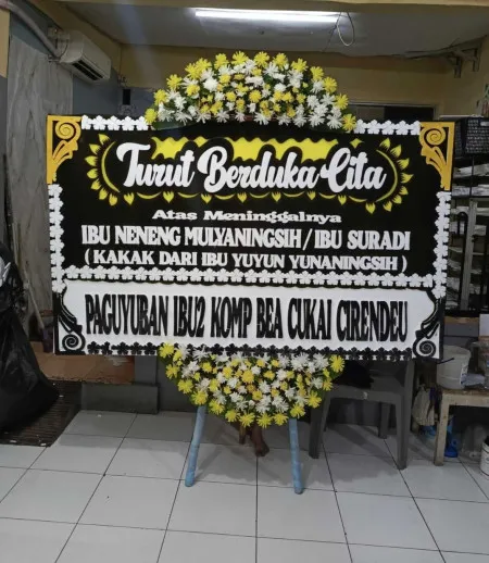 Papan Bunga Duka Wonosuko Kemiri