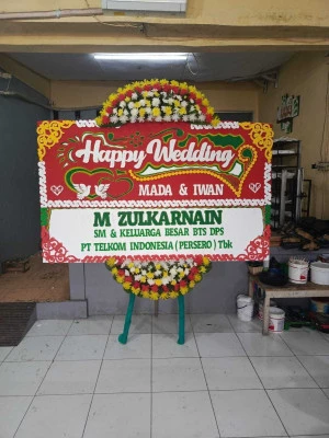 Papan Bunga di Wonosuko Kemiri